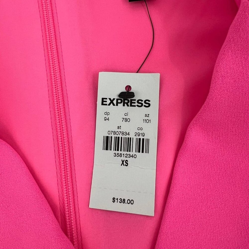 Express Pink Cut Out Blazer Dress | Size XS - Picture 6 of 8